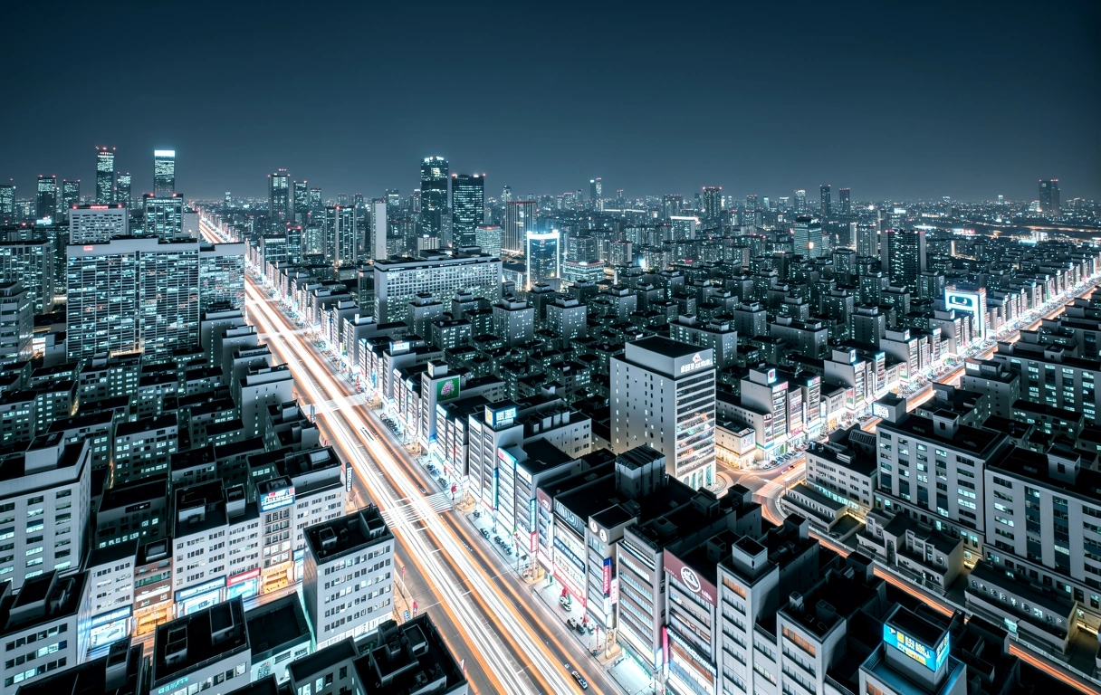 Seoul night view
